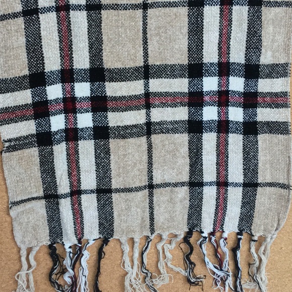 🛍🎁🎄 Plaid Chenille Scarf - Picture 2 of 4